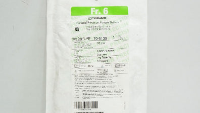 Terumo 70-6130 Pinnacle Introducer Sheath 6Fr x 10cm x 0.021inch (x)